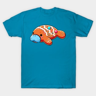 Gingerbread Manatee T-Shirt